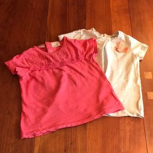 2 Zara tshirts 💕 18/24 months